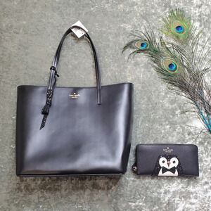 Kate Spade Karla Tote & Neda Penguin Wallet